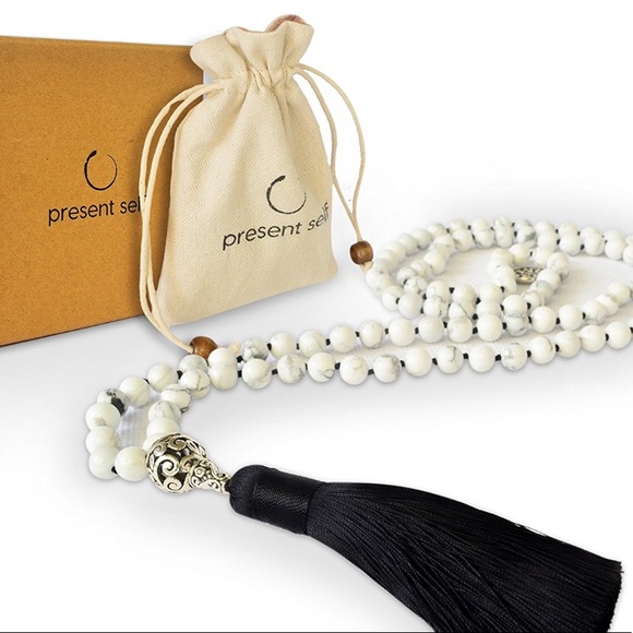 Present Self Jewelry - CALMING NATURAL STONE 100% AUTHENTIC MALAS BEADS